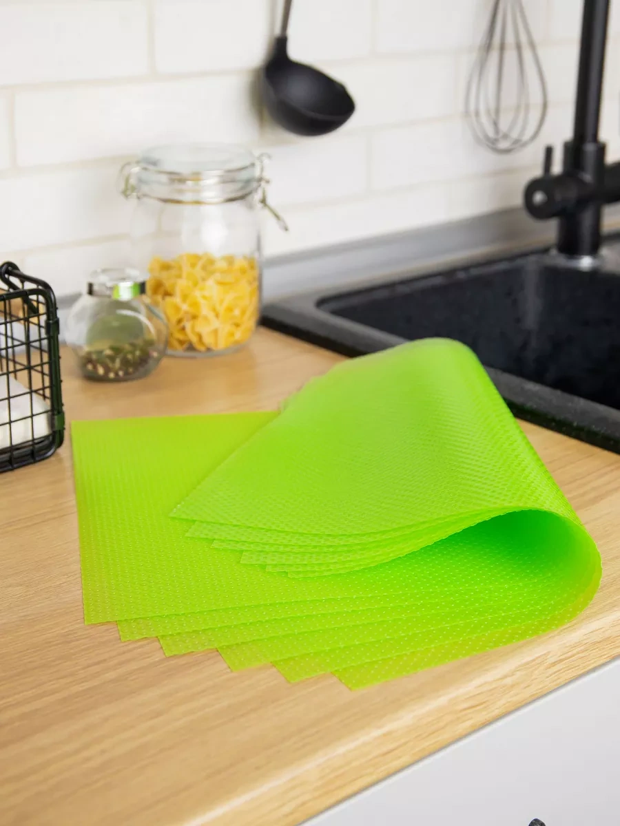 Kuchenmatt 6 Parça Silikon Buzdolabı Rafı Paspas Seti 224528280 Hayır