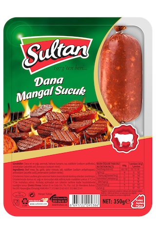 Sultan Etçi Mangal Sucuk 300 G