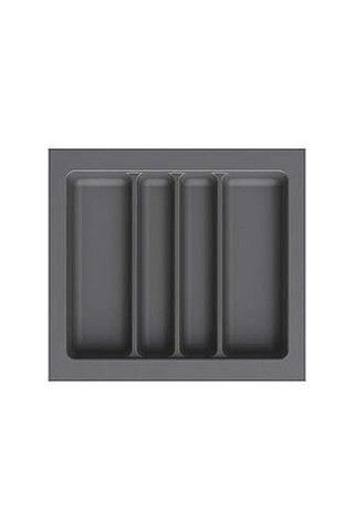 Starax 54x49 Gri Plastik Kepçelik 4 Gözlü Modül 60cm S-2687-gp Çok Renkli