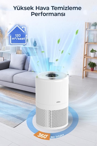 Sinbo Sap-5507 Hava Temizleme Cihazı Beyaz Beyaz