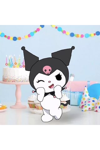 Ayaklı Pano Kuromi Ayaklı Pano 35 Cm Doğum Günü Masa Süsü Diğer