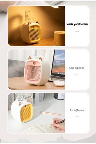 Usb Mini El Fanı - Sarı D4zr4q Sarı Yok Usb Buharlı 1.000 Adetten Az