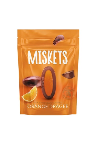 Sütlü Çikolata Kaplamalı Portakal Draje 70 Gr