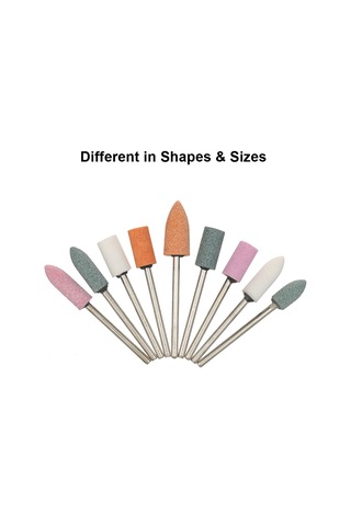 Skycity 100 Adet Diş Laboratuvarı Taşı Zımpara Ucu Seti - Hassas Oymak, Parlatma Ve Zımparalama İçin Dayanıklı Kuvars Kumu Materyal