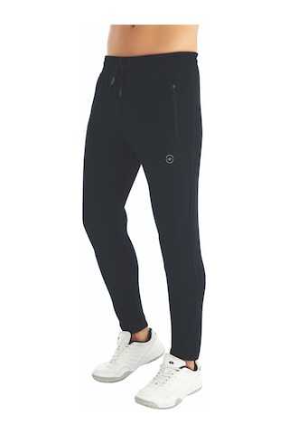 Crozwise 2192-10 Siyah Ottoman Dar Paça Spor Pantolon Siyah