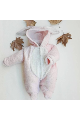 Pembe Velsoft Tavşan100%Pamuklu Astarlı Uyku Tulumu-Pembe Pembe Velsoft Tavşan100%Pamuklu Astarlı Uyku Tulumu-Pembe