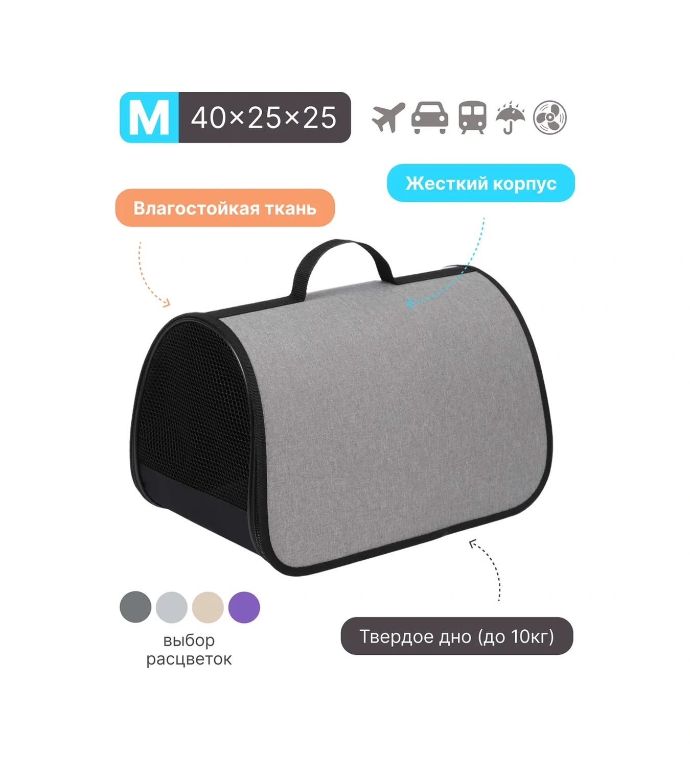 Rıch Breed Sert İskeletli Taşıma Çantası 373109786