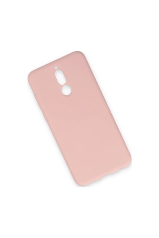 Newface - 813 - Huawei Mate 10 Lite Kılıf Nano İçi Kadife Silikon - Csmo-tex - - Pudra