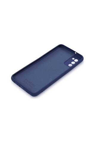 Samsung Ile Uyumlu Galaxy A02s Kılıf Içi Kadife Kamera Korumalı Lansman Silikon Koyu Mor + Nano Cam Col3699-mara457