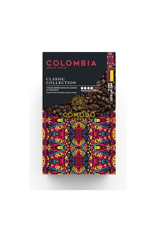 Comodo Coffee Colombia Premium Gold Selection Çekirdek Kahve 4 x 250 G