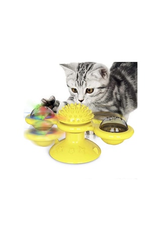 Pet Life 'windmill' Dönen Vakumlu Dönen Kedi Oyuncağı S338