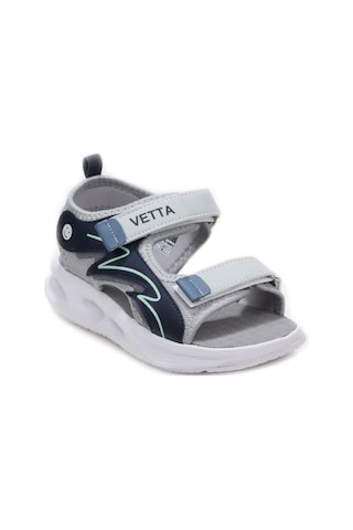 Papuçcity Vetta 03496 Erkek Çocuk Sandalet Ayakkabı Gri