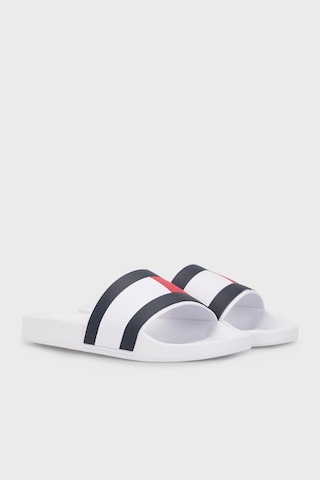 Tommy Hılfıger Erkek Terlik Fm0fm04236-ybr Fm0fm04236-ybr Beyaz Beyaz