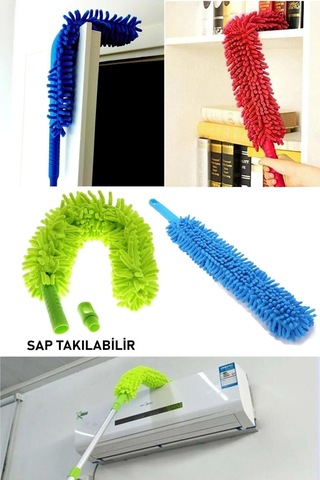 Makarna Bükülebilen Esnek Mikrofiber Toz Alma Püskülü