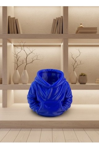 Lacivert Hoodie Kalemlik 10x10 Cm Masa Üstü Düzenleyici