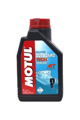 Motul Marine Outboard Tech 4T 10W-30 1 L Tekne Motor Yağı