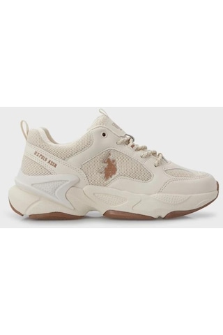 U.S. Polo Assn. Maybe Bej Kadın Günlük Sneaker 001