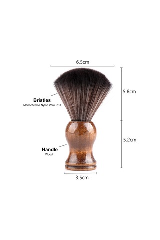 Mufunye Ahşap Saplı Yumuşak Fırça: Sakal Yumuşatma Ve Saç Temizleme İçin Pratik Çözüm