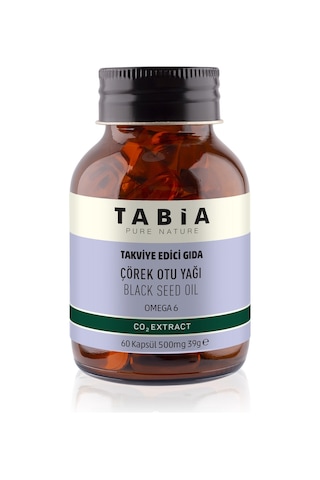 Tabia Çörek Otu Yağı 500 MG 60 Kapsül