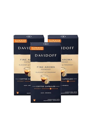 Davidoff Fine Aroma Espresso Elegant & Fragrant Kapsül Kahve 3 x 10'lu
