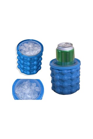 Cbtx Silikon + Pp Tasarruflu Buz Küpü Makinesi Buz Kovası, Boyut: 14.5 13 13cm