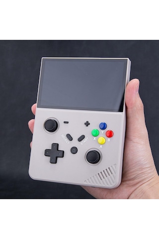 Konsol Plus R43 Pro M18 Retro 20 000 Oyunlu Taşınabilir El Oyun Konsolu Gri
