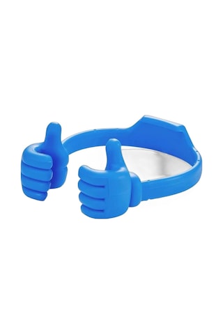 Teltree Abs Materyal Parmak Tipi Telefon Tutucu: Sağlam, Taşınabilir, 7 İnç Altı Telefon Ve Tabletler İçin Mavi