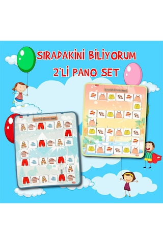 2 Set - 54 Parça Tox Sıradakini Biliyorum Yaz ve Kış Keçe Cırtlı