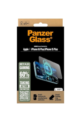 Panzerglass Apple iPhone Uyumlu 16 Plus Gaming Serisi Ekran Koruyucu Uwf