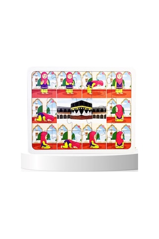 Moon Beavers İslamı Öğreniyorum Puzzle Serisi - Kız Namaz 83015,okula Din Kültürü Katkı Sağlayan Puzzle Oyuncak