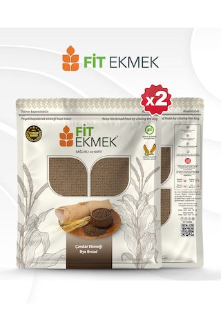 Fit 2'li Paket Çavdar Lavaş Ekmeği 300gr