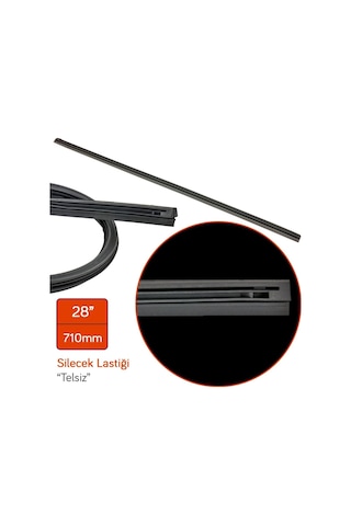 Carub Telsiz 28 inç / 710 mm Silecek Lastiği BR1351172