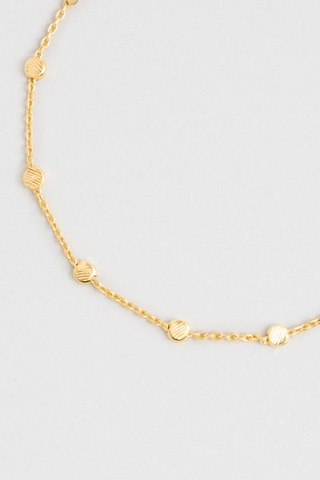 So Chic İtalyan 18 Ayar Sarı Altın Kaplama 19 Cm Gümüş Bileklik Sarı