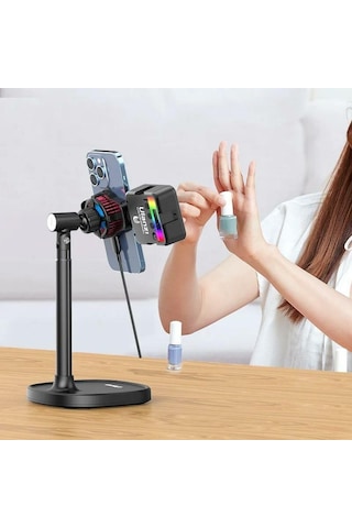 Ulanzi Sk-06 Canlı Yayın İçin Telefon Soğutucu Telefon Tripod Masa Standı