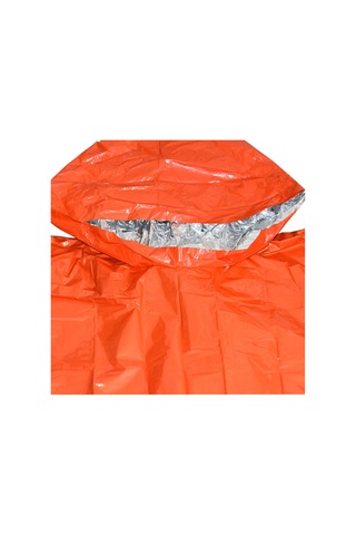 Konesam Acil Durum Pelerin, Dış Mekan Yürüyüşü Ve Bisiklet Sürüşü İçin Alüminyum Folyo Yansıtıcı, Kollüksüz Şapkalı, Zeytin Yeşili Yeşil