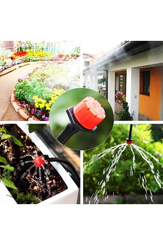 Hallow-bahçe İçin Otomatik Damla Sulama Kitleri 25m/82ft Sera 25m