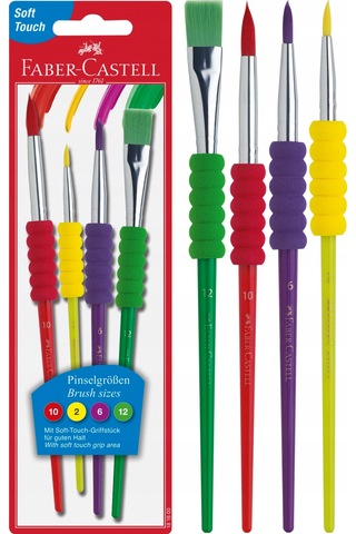 Faber-Castell Fırça Seti Soft Touch 4Lü
