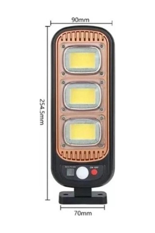 Sensörlü Güneş Enerjisi İle Şarj Olabilen Duvara Monte Solar Aydınlatma Gl-84069 Bx40