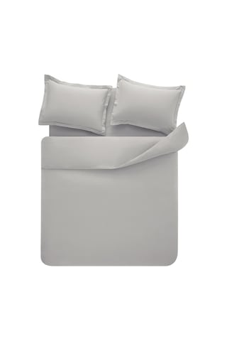 Puffy Naturalis Çift Kişilik Ranforce Yıkamalı Nevresim Takımı - Gri