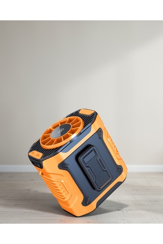 Turbo Mini Fan, Dijital Ekranlı Şarjlı Sessiz Taşınabilir