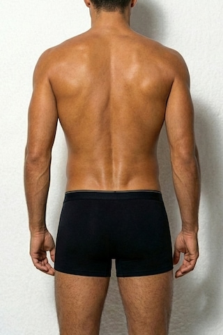 Auw Erkek Pamuklu Modal Basic Boxer 3'lü - Softfit Siyah