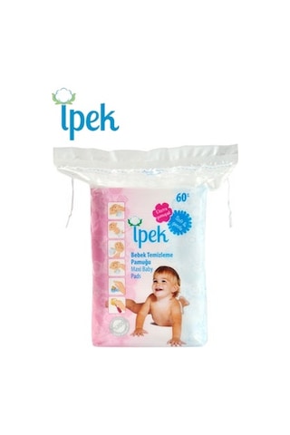 İpek Bebek Temizleme Pamuğu 720 Adet (12Pk*60)