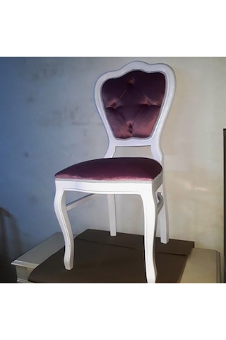 Bengimobilya Sandalye Lükens Aslan Model Kayın Ayak Parlak Ceviz Baby Face Mo