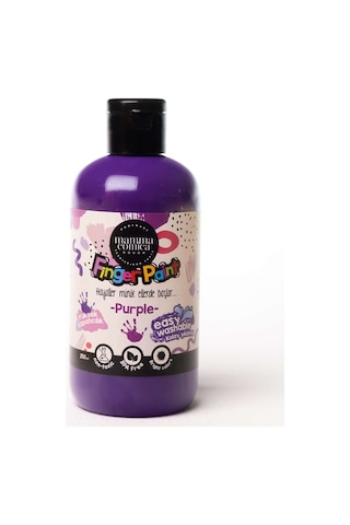 Mammacomica Dough Yıkanabilir Parmak Boyası - Purple 250ml
