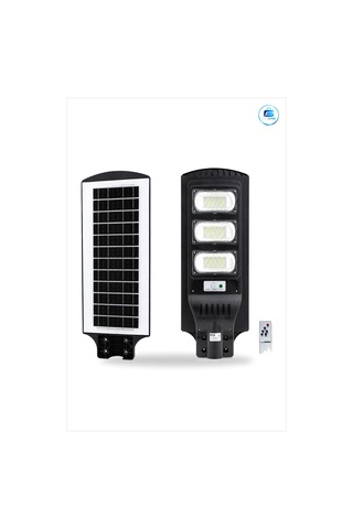 Solar Sokak Lambaı 300w 6500k Sensörlü Kumandalı Güneş Enerjili B