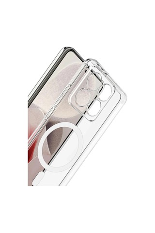 Gldısptm Newface Xiaomi Mi 14t Pro Combo Sert Şeffaf Magsafe Kapak - Şeffaf