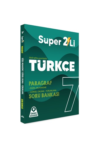 7. Sınıf Süper İkili Türkçe Seti Örnek Akademi