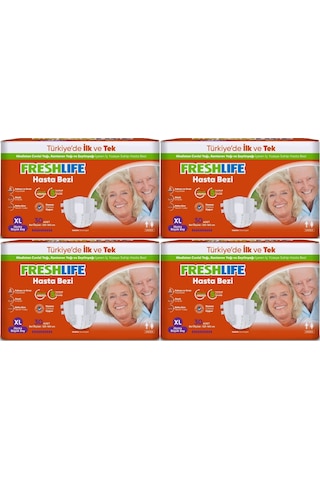 Freshlife Yetişkin Hasta Bezi Bel Bantlı Xl Extra Large 120 Adet XL