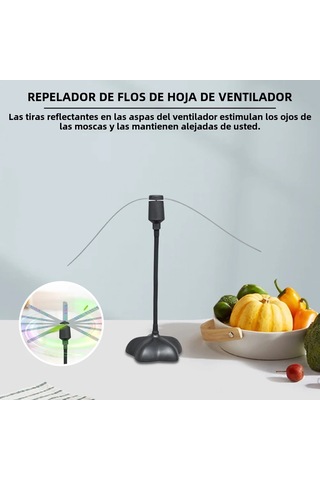 Taşınabilir Sinek Kovucu Fan Kimyasalsız Haşere Kontrolü Beyaz,