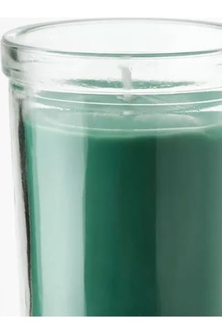 Hedersam Bardakta Çimen Kokulu Mum Açık Yeşil 20 Saat Açık Yeşil